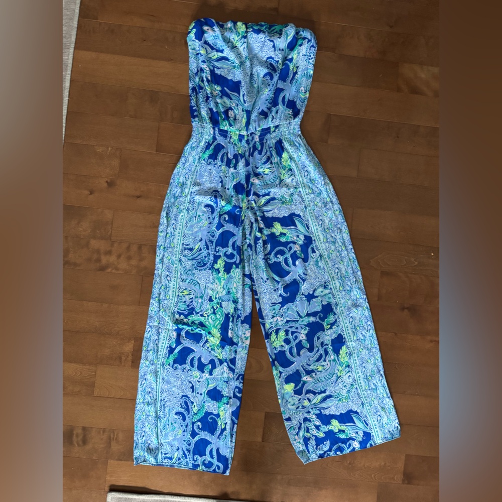 Lilly Pulitzer EUC Strapless Jumpsuit